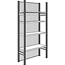 Pared lateral de rejilla, Al 2278 x P 300 mm